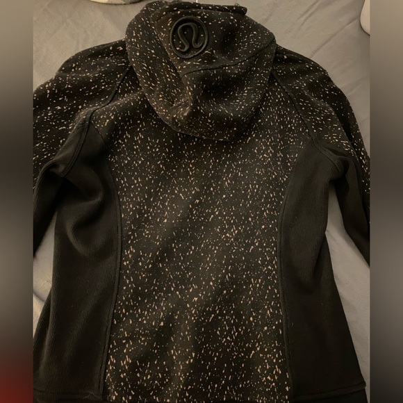 Lululemon black/speckled scuba full zip hoodie - Picture 2 of 3